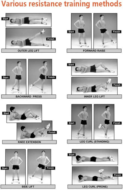 Ankle Resistance Training Speed and Agility Training Tool Ankle Resistance Bands for Football Basketball Taekwondo Yoga Boxing