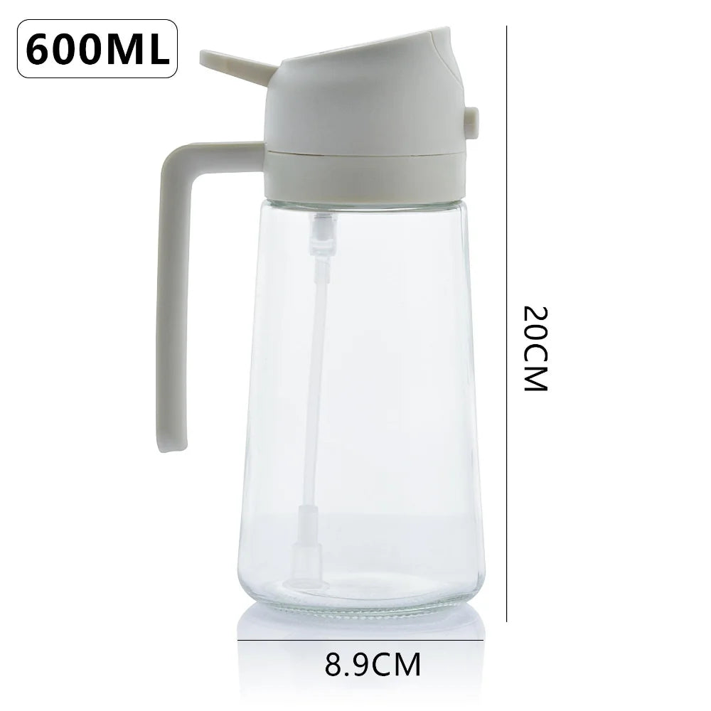 Oil Spray 2-in-1 Glass Household Kitchen Oil Spray