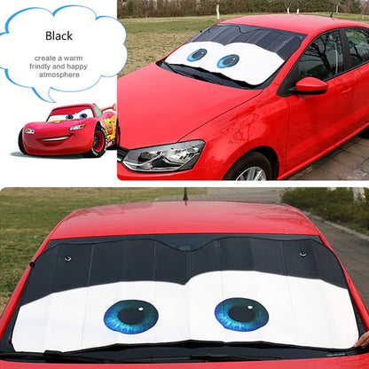 6 Colors Eyes Heated Windshield Sunshade Car Window