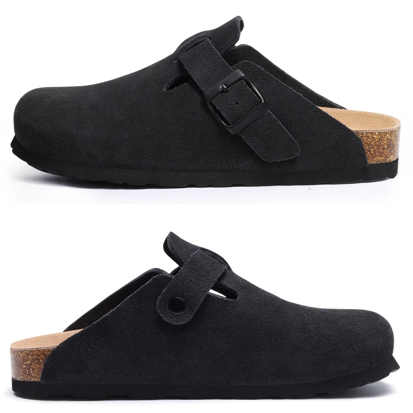 Comwarm Cork Men Clogs Slippers