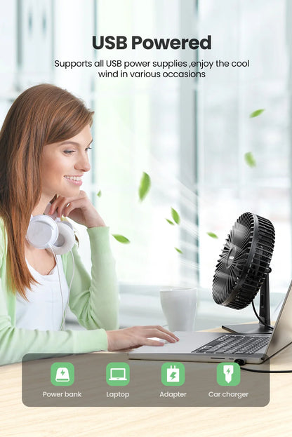 GAIATOP Desk Fan Portable