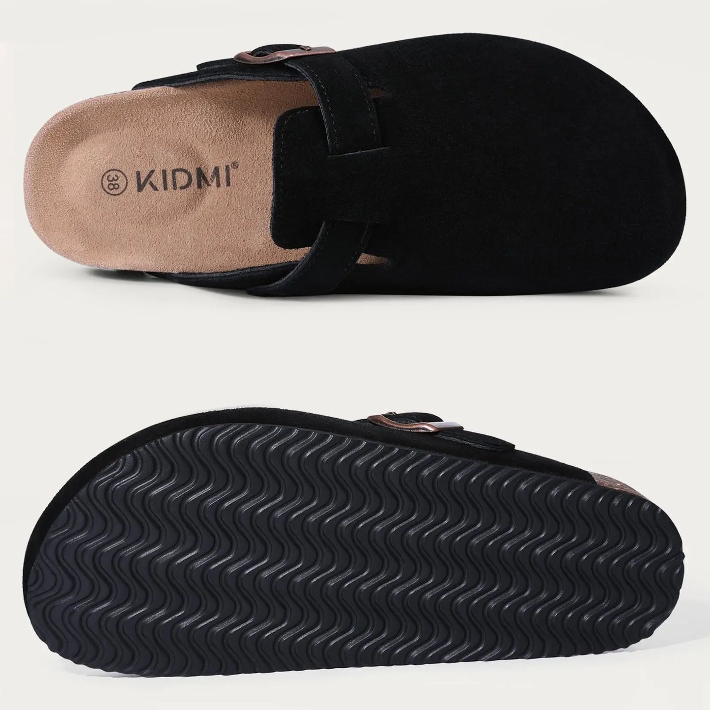 Comwarm Cork Men Clogs Slippers