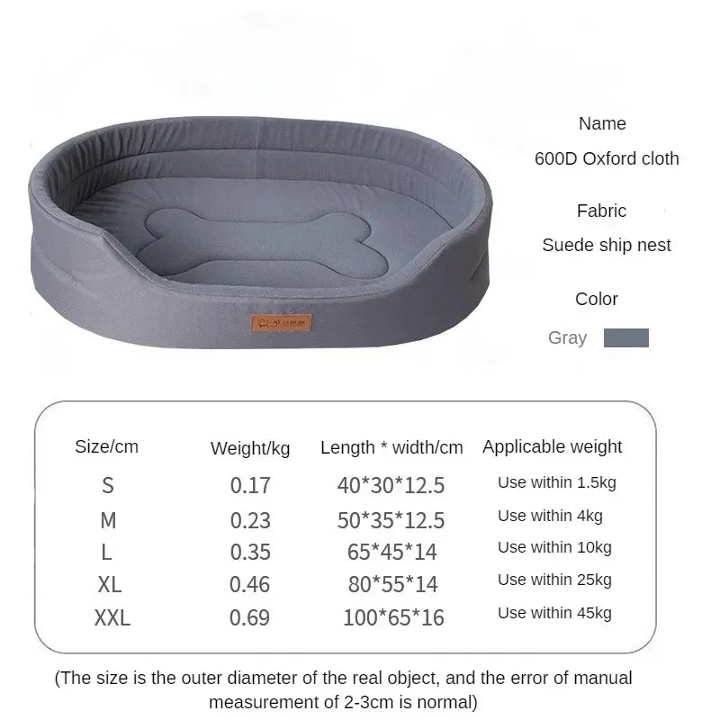 Double Sided Dog Bed Big Size