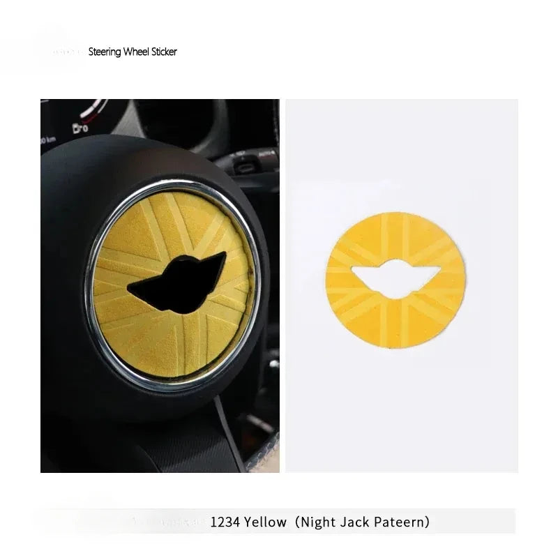 Italy Super Suede Car Steering Wheel Cover For Mini Cooper