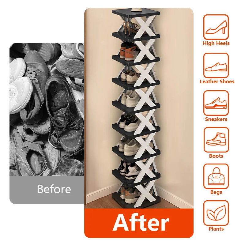 Shoe Rack Storage Organizer Detachable