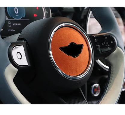 Italy Super Suede Car Steering Wheel Cover For Mini Cooper