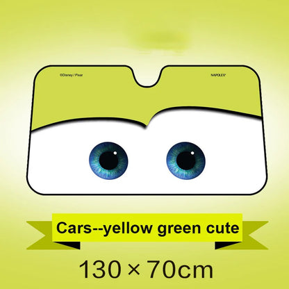6 Colors Eyes Heated Windshield Sunshade Car Window
