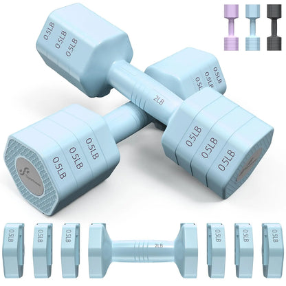 Sportneer Adjustable Dumbbells 4-in-1
