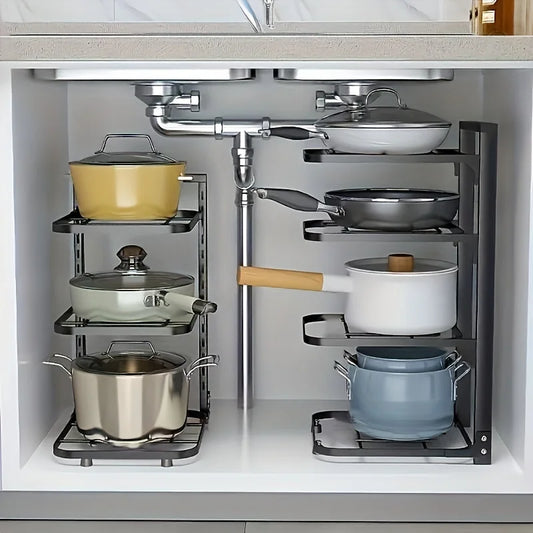 Adjustable Pot Rack Organizer