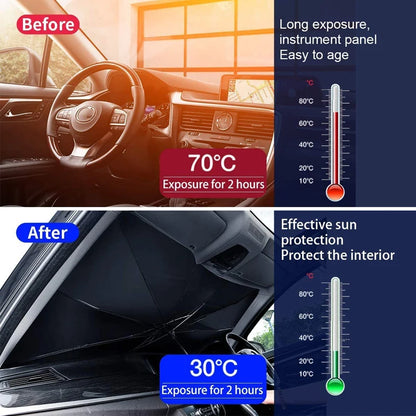 Car Sunshade Windshield Umbrella Front Sun
