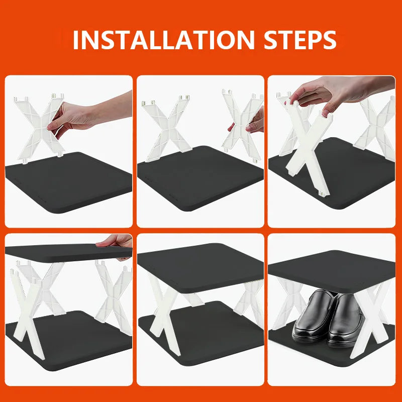 Shoe Rack Storage Organizer Detachable