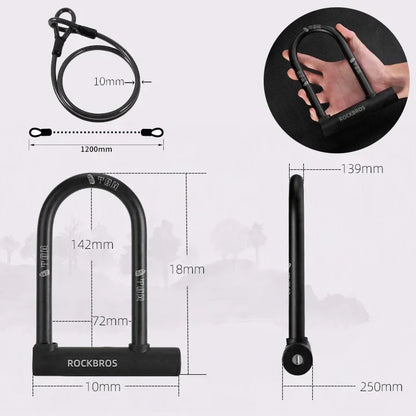 ROCKBROS Chinese Style Bicycle Locks