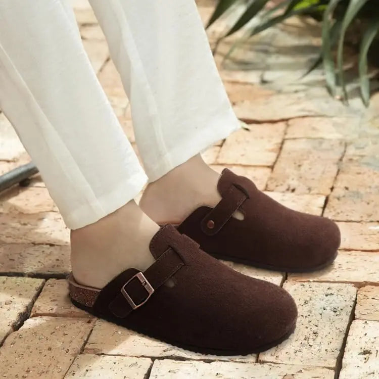Comwarm Cork Men Clogs Slippers