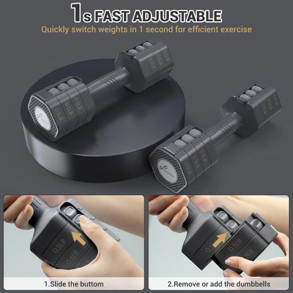 Sportneer Adjustable Dumbbells 4-in-1