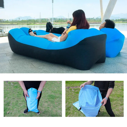 Inflatable Sofa Mattress Folding Camping  Air