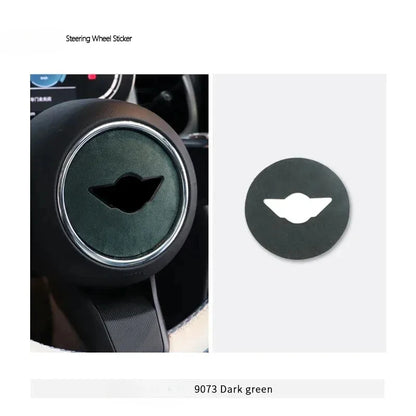 Italy Super Suede Car Steering Wheel Cover For Mini Cooper