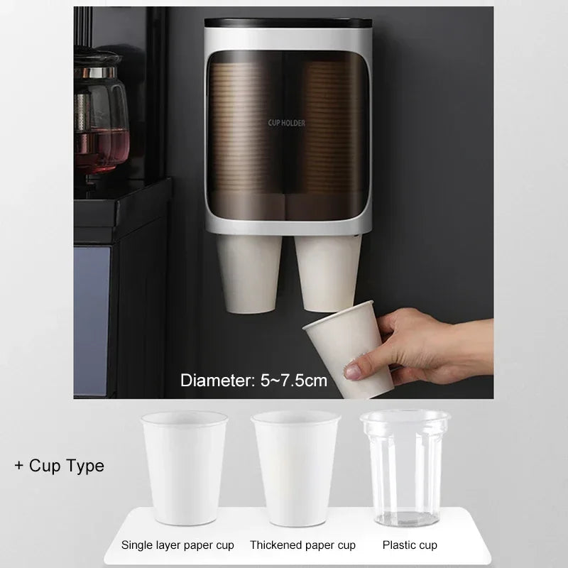 Disposable Cup Holder Automatic Water Dispenser Cup