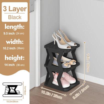 Shoe Rack Storage Organizer Detachable