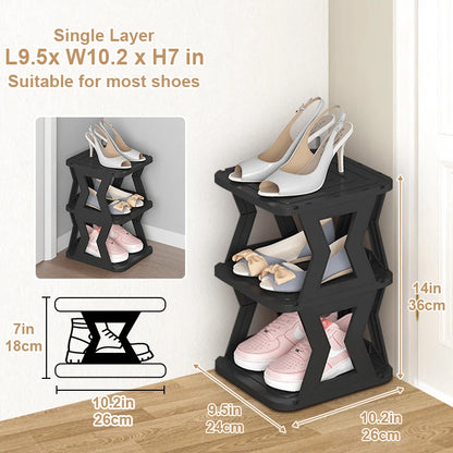Shoe Rack Storage Organizer Detachable