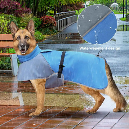 Dog Rain Jacket Hooded