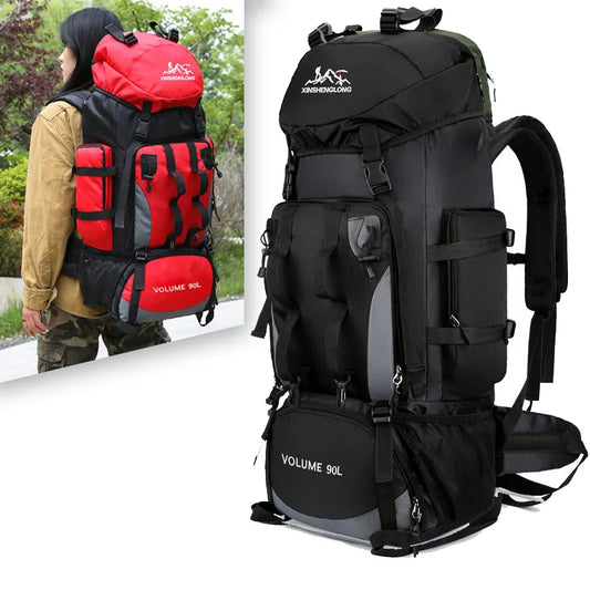 Großer Outdoor-Rucksack für Camping, Wandern, Reisen & Sport
