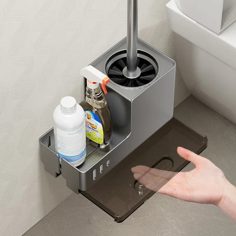 Toilet brush storage