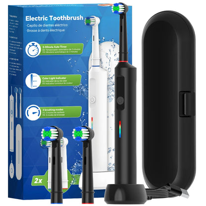 Smart Wireless Charging Rotating Electric Toothbrush