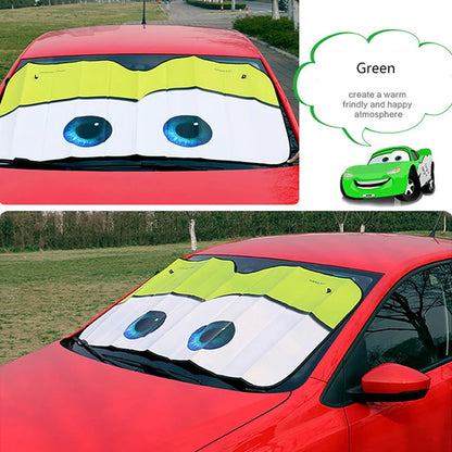 6 Colors Eyes Heated Windshield Sunshade Car Window