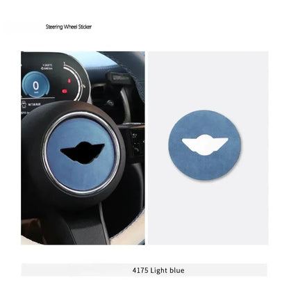 Italy Super Suede Car Steering Wheel Cover For Mini Cooper