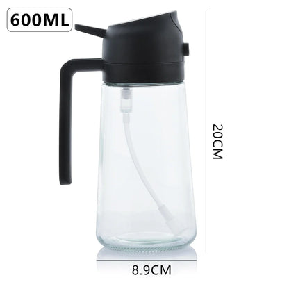 Oil Spray 2-in-1 Glass Household Kitchen Oil Spray