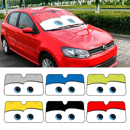 6 Colors Eyes Heated Windshield Sunshade Car Window