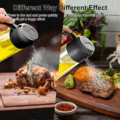 Oil Spray 2-in-1 Glass Household Kitchen Oil Spray