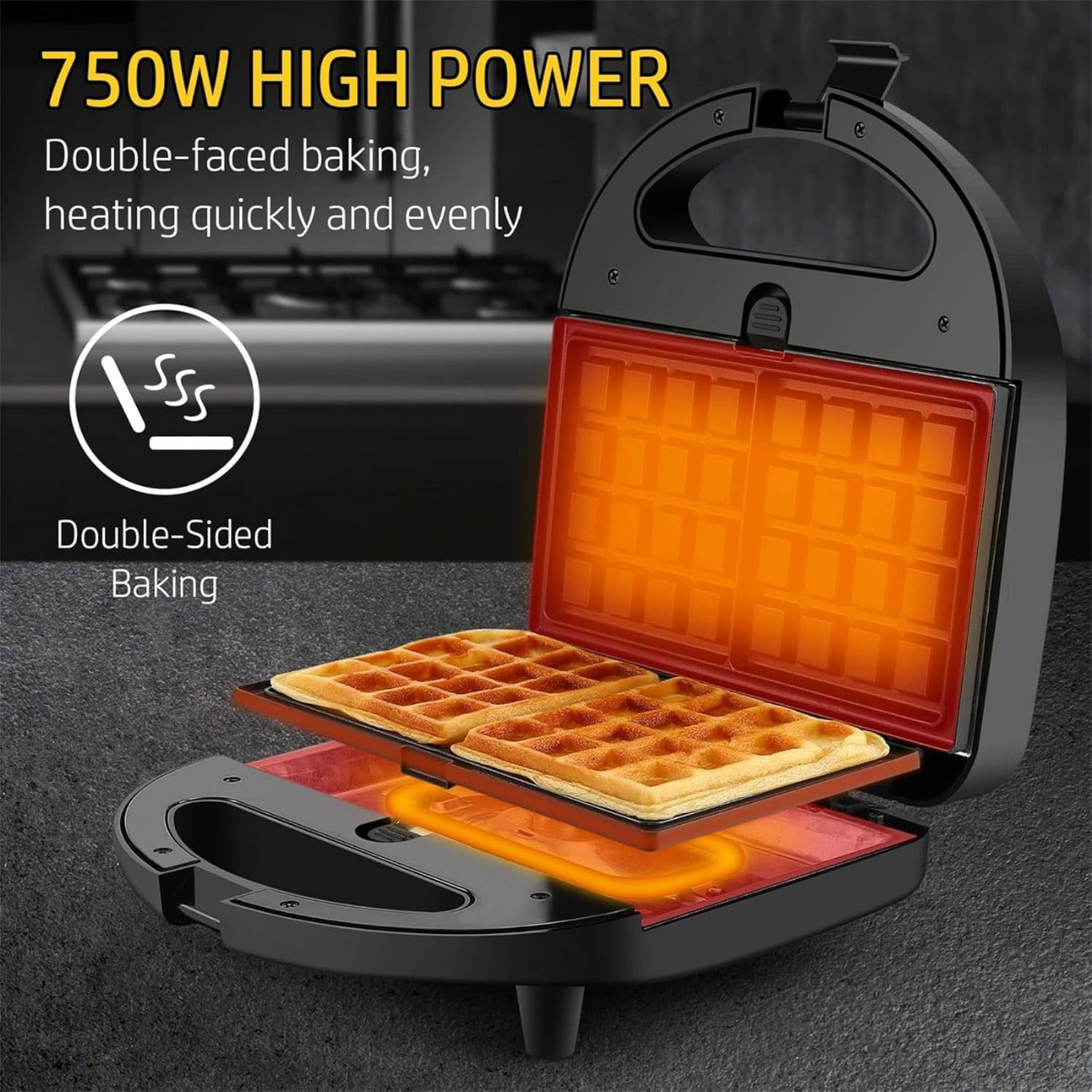 Sandwich Toaster 3-in-1
