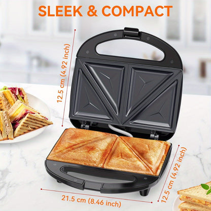 Snailar 2 Slice Sandwich Toaster with Triangle Plates - Krass Market