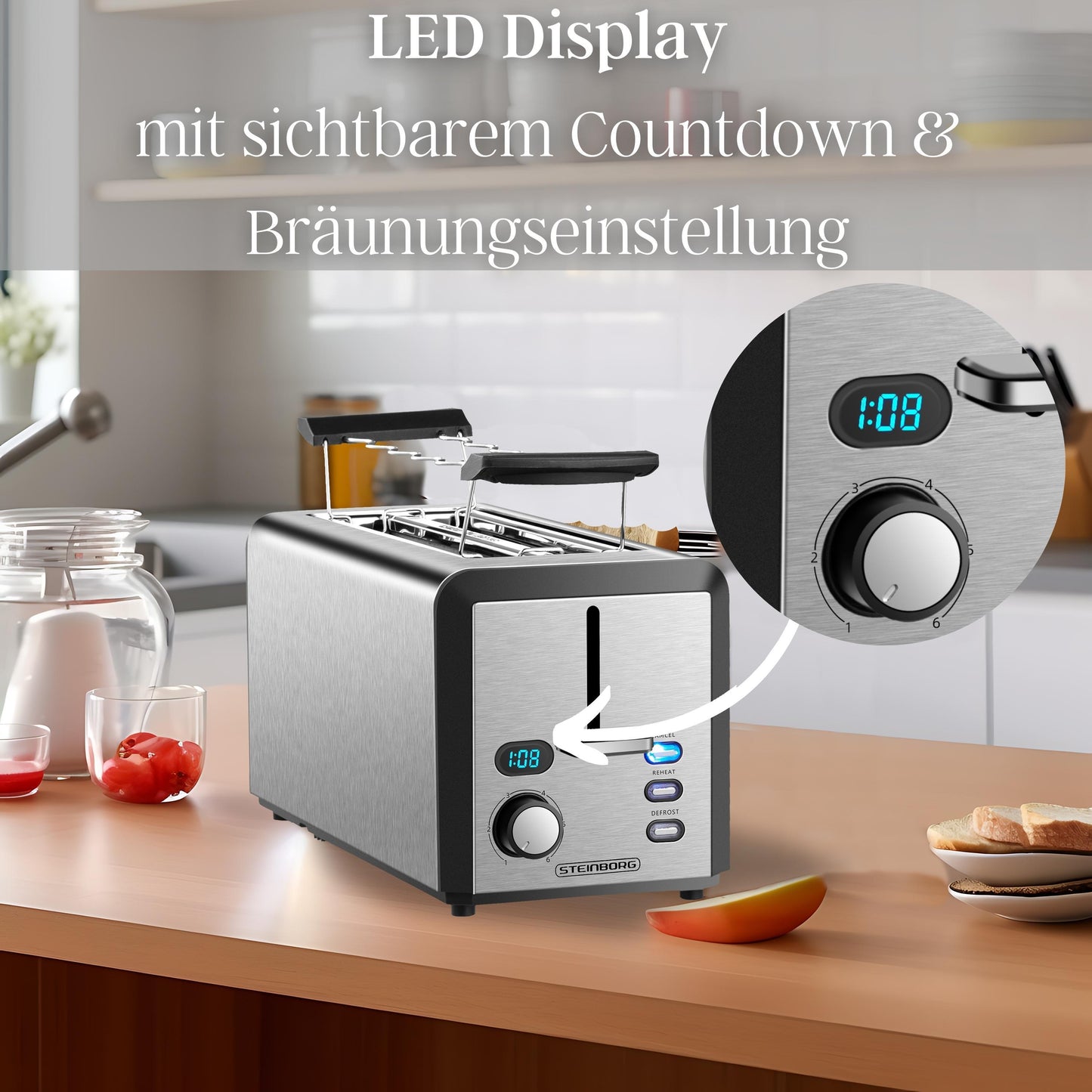 Steinborg Toaster Long Slot